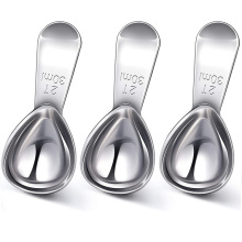 Short Handle 30ml Measuring Spoon Stainless Steel Coffee Scoop For Coffee Tea Sugar